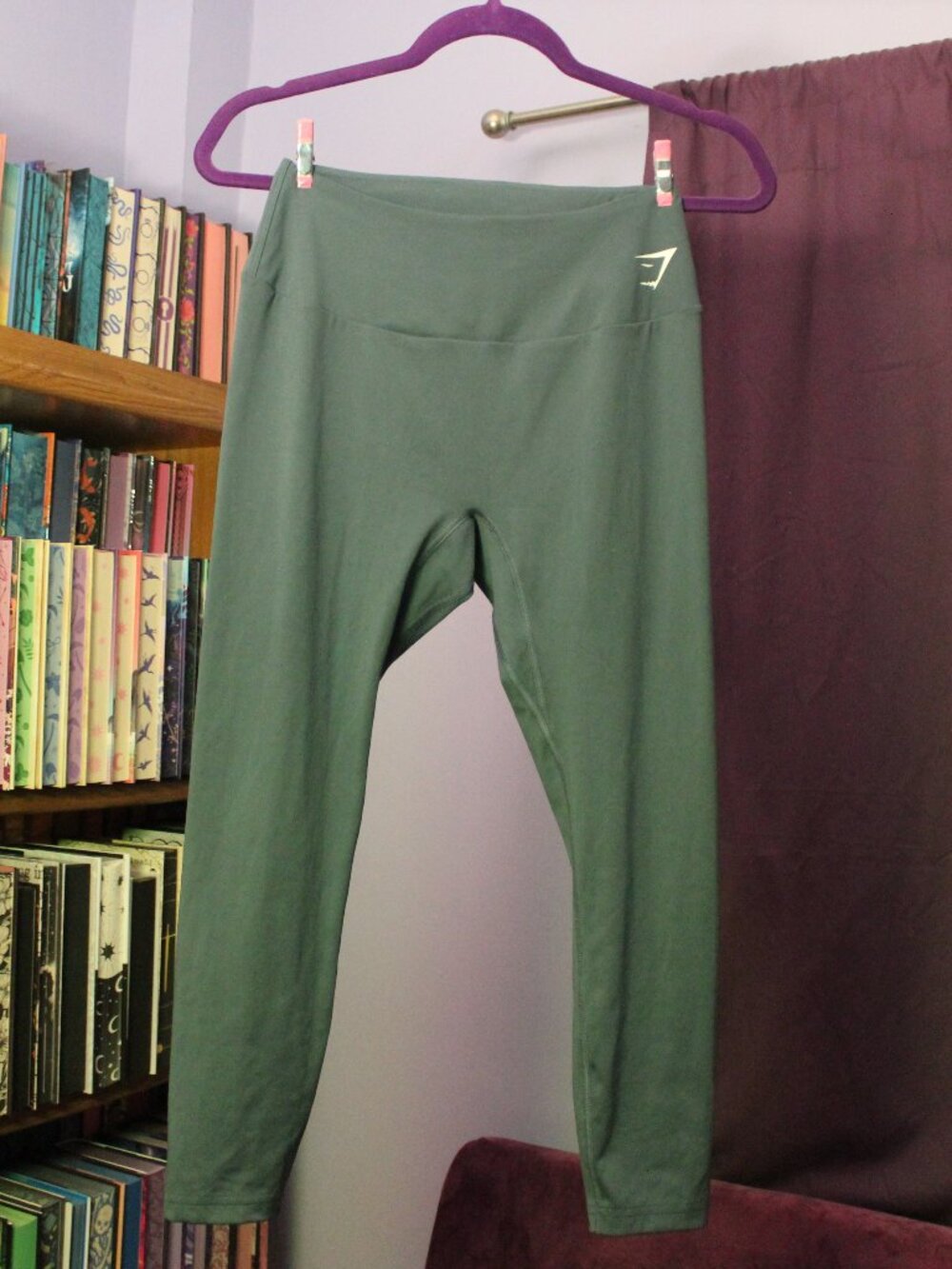Green gymshark leggings